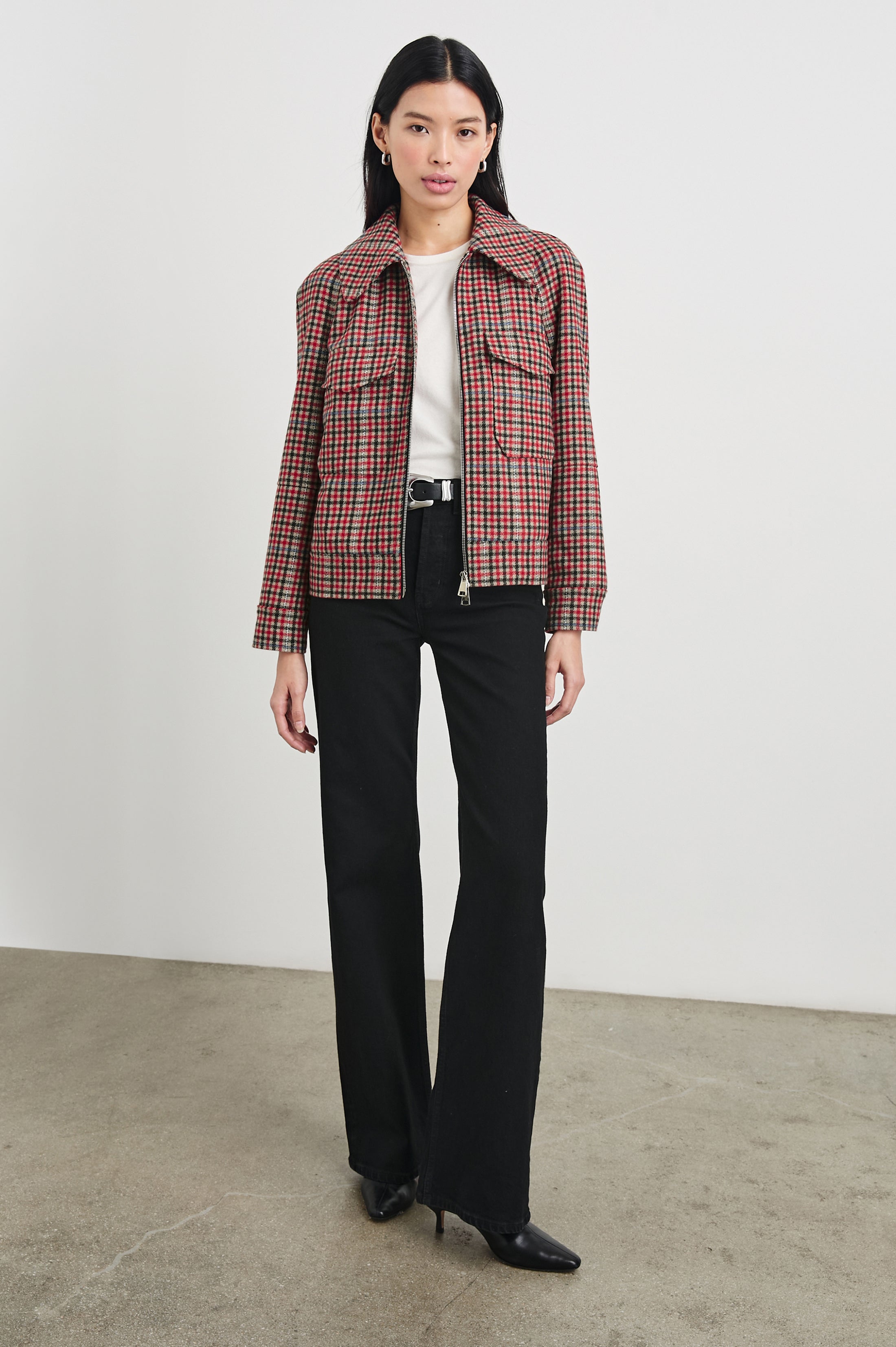 Cheyenne Crimson Check Jacket – Classic Style - Rails